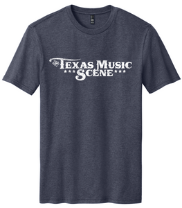 Classic TXMS Logo Tee - Heathered Navy