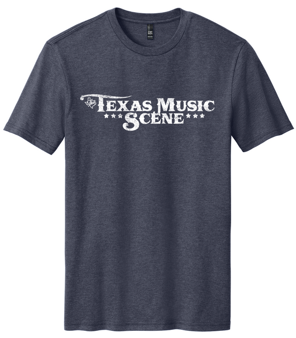 Classic TXMS Logo Tee - Heathered Navy