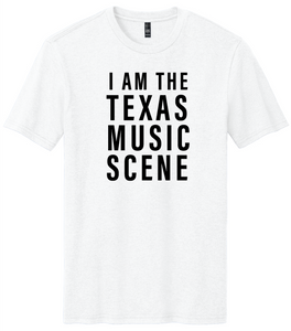 I AM THE TXMS BLOCK White Tee