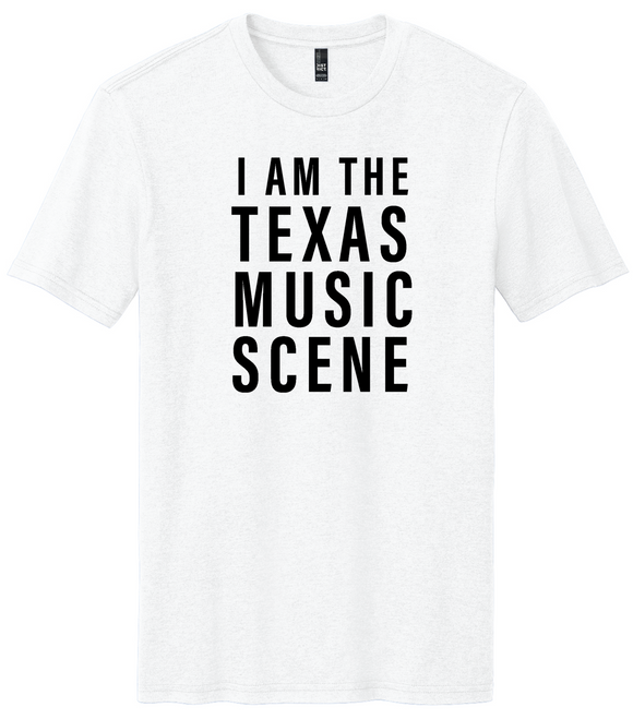 I AM THE TXMS BLOCK White Tee